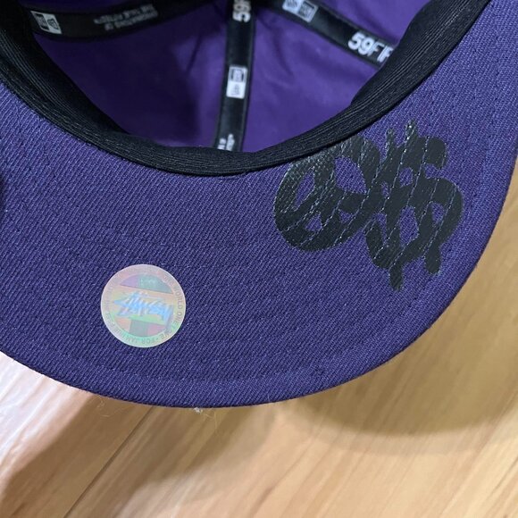 New Era Stussy Peace and Prosperity Fitted Hat - Picture 8 of 11